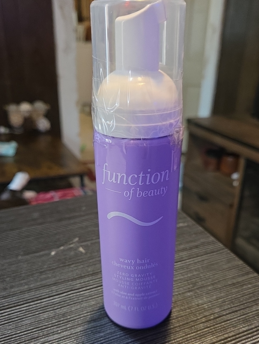 Wavy Hair Styling Mousse - Purple